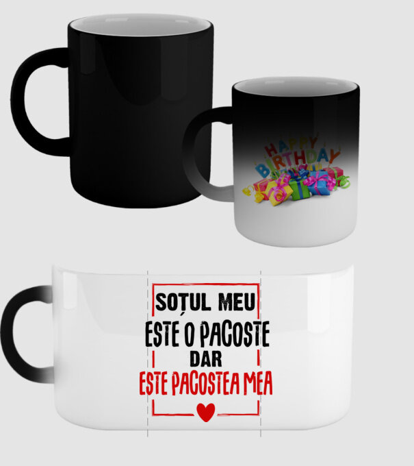 soțul meu este o pacoste model negru pe tricou