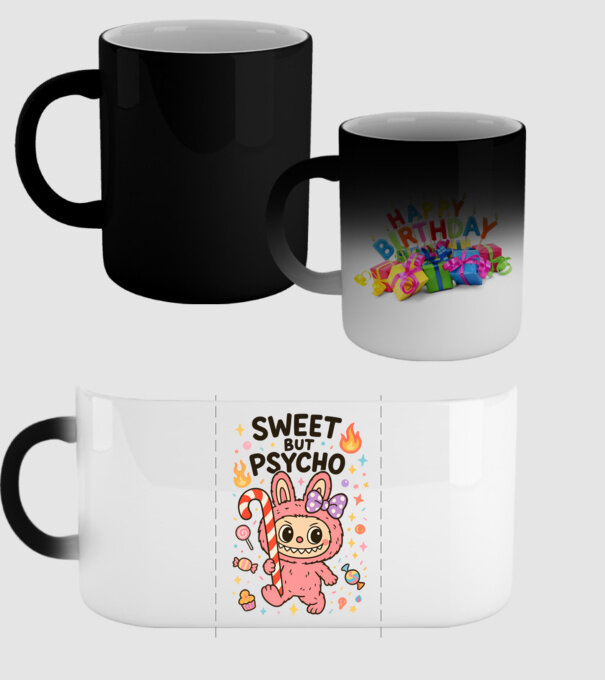 Sweet but psycho model negru pe tricou