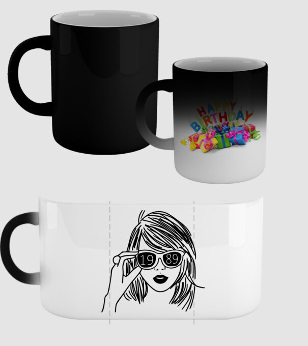 Taylor Swift 1989 model negru pe tricou