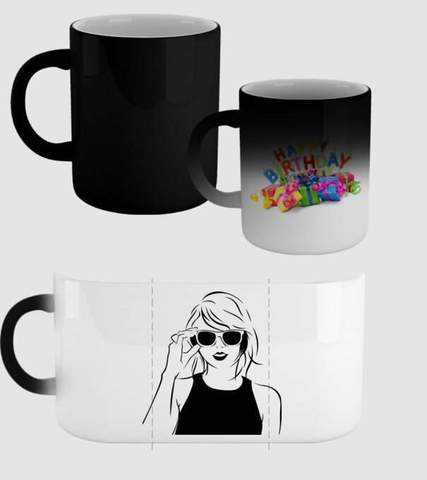 Taylor Swift model negru pe tricou