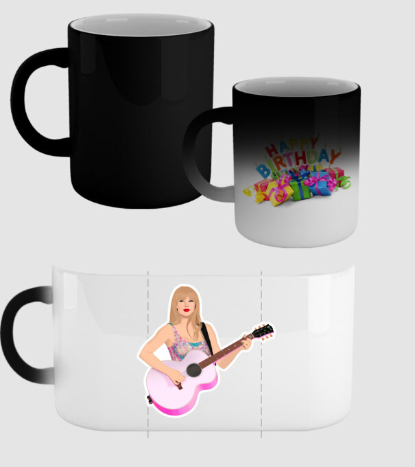 Taylor Swift pink model negru pe tricou