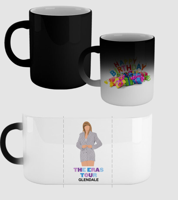 Taylor Swift The Eras Tour Glendale 2 model negru pe tricou