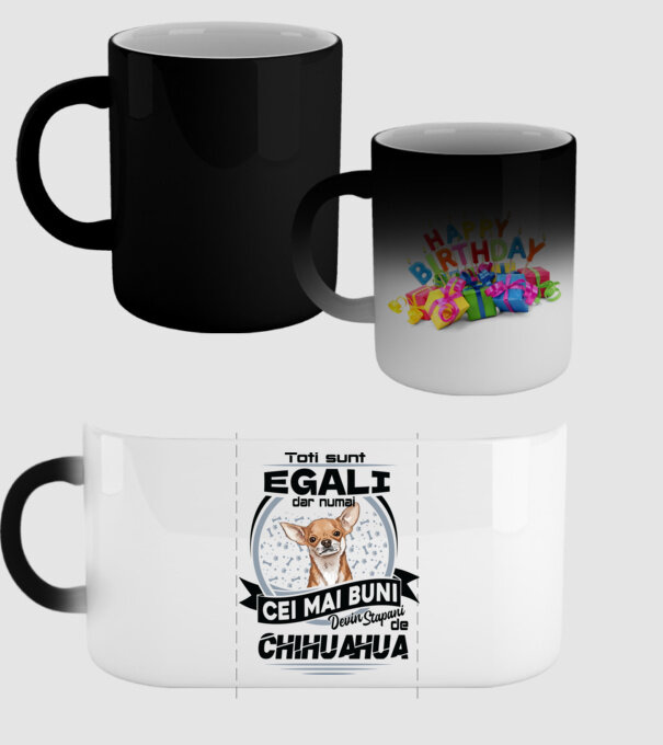 Toți sunt egali, dar numai cei mai buni devin stăpâni de chihuahua model negru pe tricou