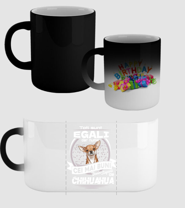 Toți sunt egali, dar numai cei mai buni devin stăpâni de chihuahua lght model negru pe tricou