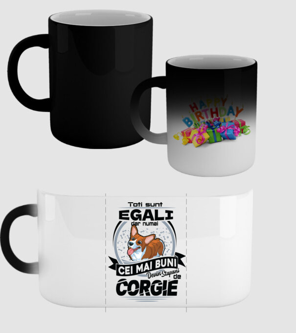 Toți sunt egali, dar numai cei mai buni devin stăpâni de corgie model negru pe tricou