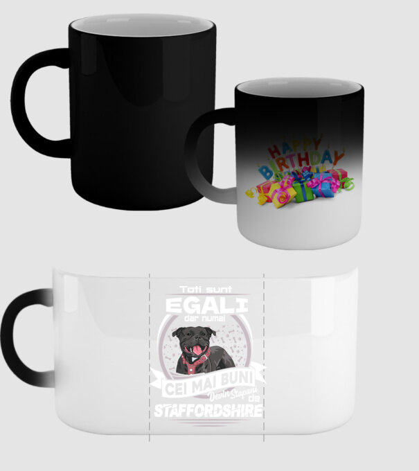 Toți sunt egali, dar numai cei mai buni devin stăpâni de staffordshire lght model negru pe tricou