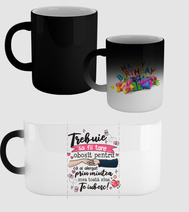 Trebuie sa fii tare obosită pentru  model negru pe tricou