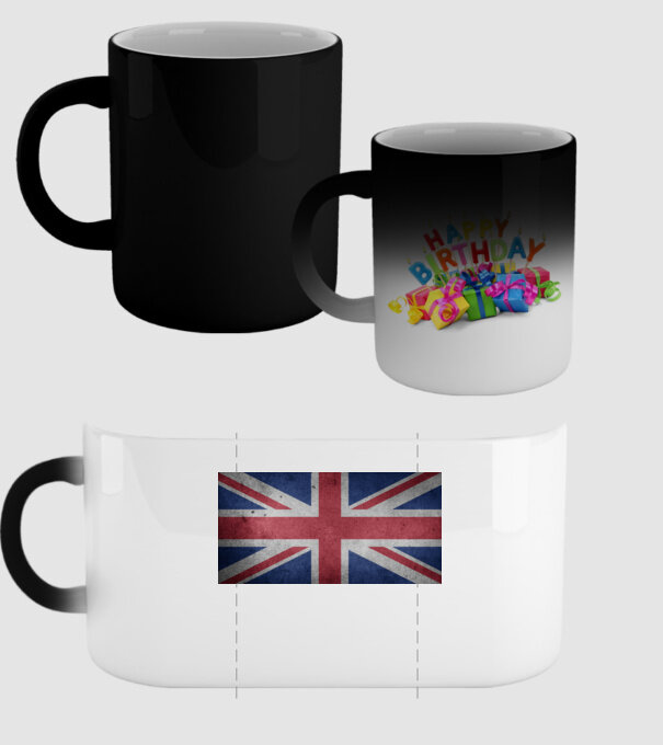 UNITED KINGDOM model negru pe tricou