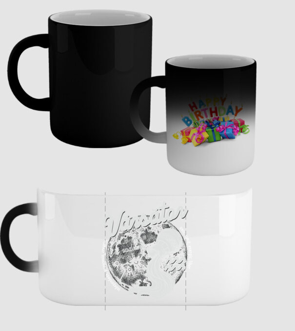 Zodiac bărbat VĂRSĂTOR retro model negru pe tricou