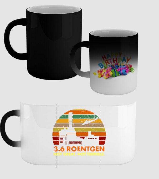 3.6 roentgen model negru pe tricou