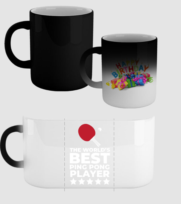 Cel mai bun jucător ping-pong engleză model negru pe tricou