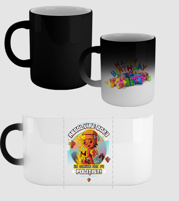 absolvire 2023 polițist model negru pe tricou