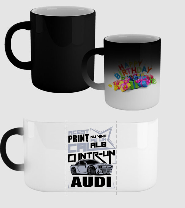 Acest prinț nu vine pe un cal alb, ci într-un Audi model negru pe tricou
