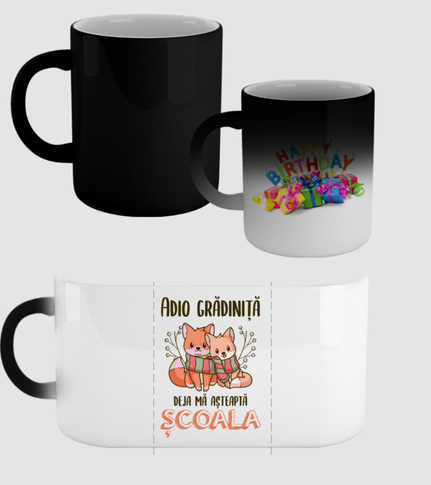 Adio grădiniță, deja mă așteaptă școala model negru pe tricou