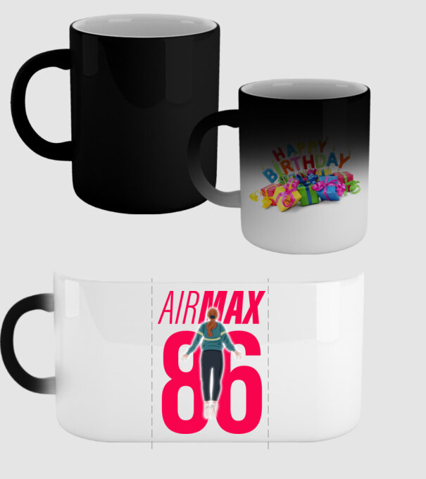 air max 86 stranger things model negru pe tricou