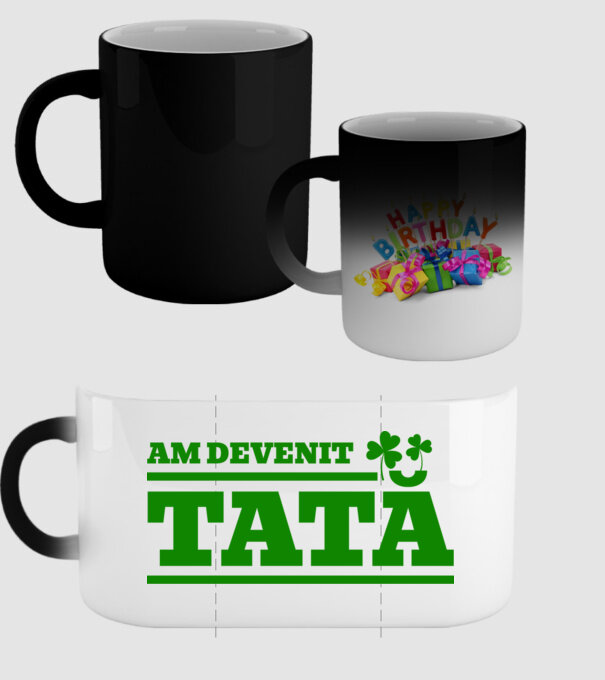 am devenit tată model negru pe tricou