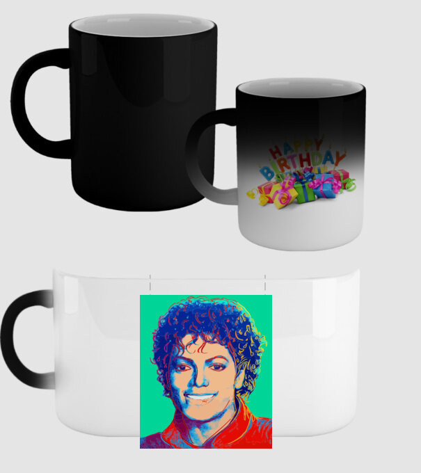 Micheal Jackson Art model negru pe tricou