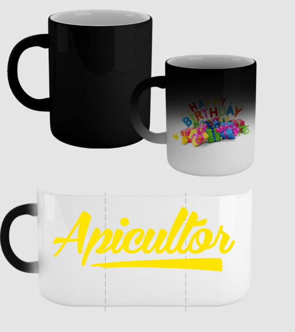 Apicultor model negru pe tricou