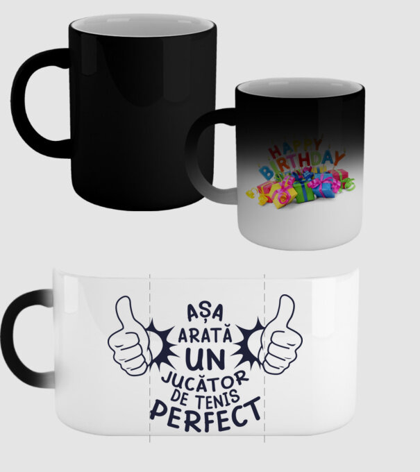 Așa arată un JUCĂTOR DE TENIS perfect model negru pe tricou