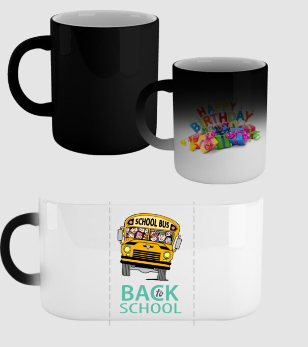 Back to school bus model negru pe tricou