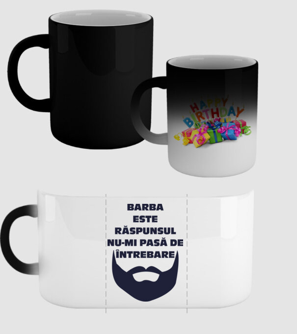 barba este răspunsul, nu-mi pasă de întrebare model negru pe tricou