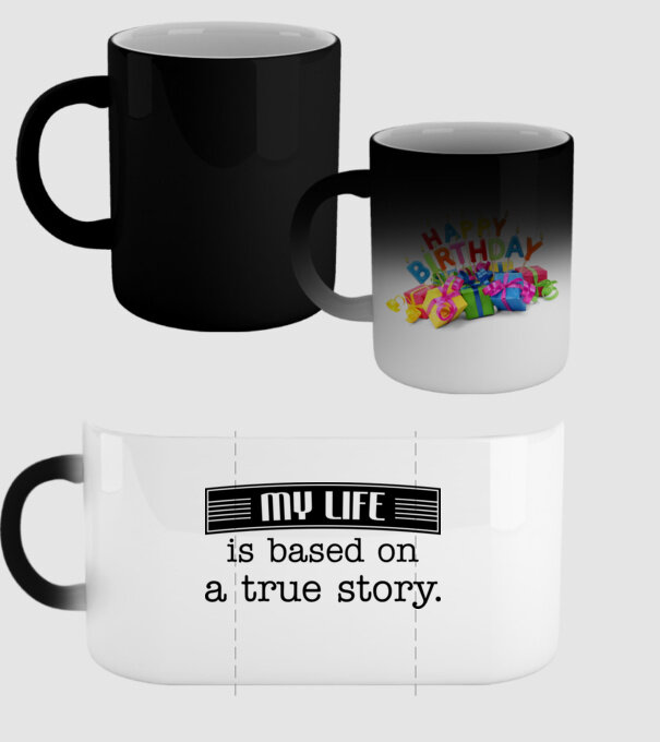 Based on true story. model negru pe tricou