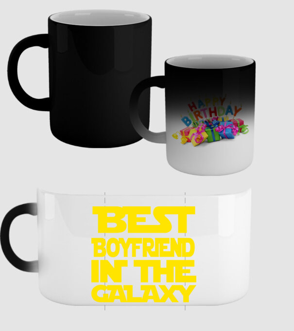 best boyfriend in the galaxy model negru pe tricou