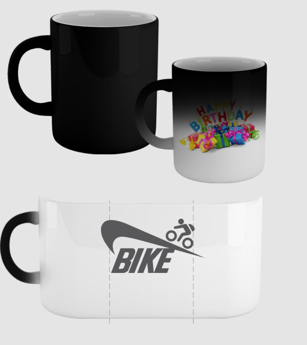 Bike logo model negru pe tricou