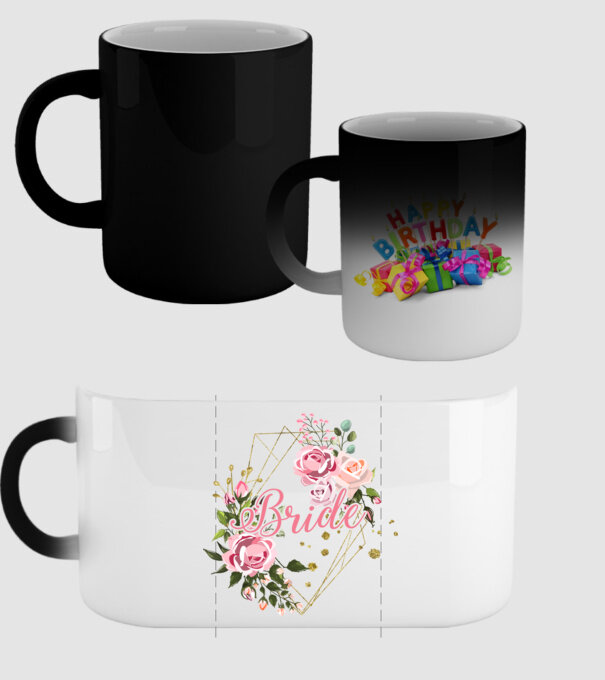 BRIDE roses floral model negru pe tricou