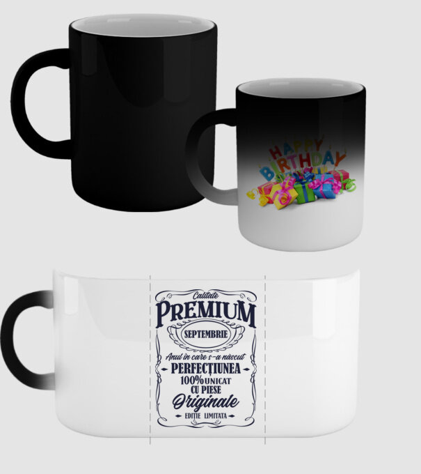 calitate premium -septembrie - anul în care s-a născut - perfecțiunea - 100% unicat, cu piese originale, ediție limitată model negru pe tricou