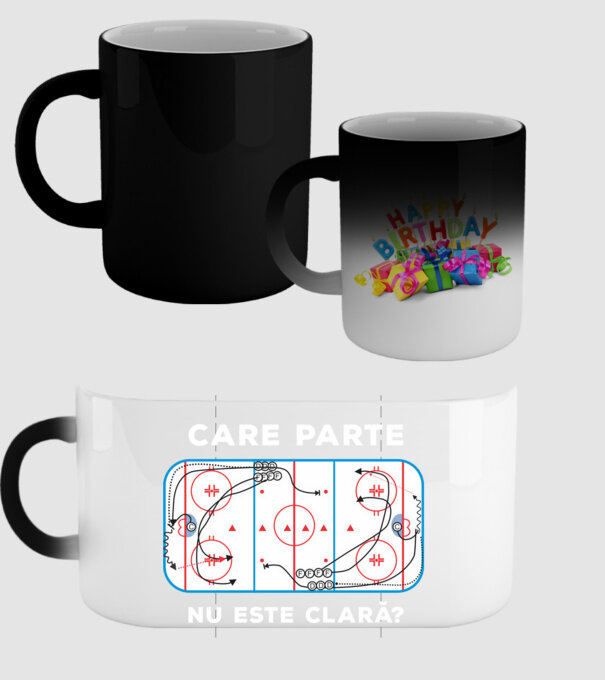 Care parte nu este clară? model negru pe tricou