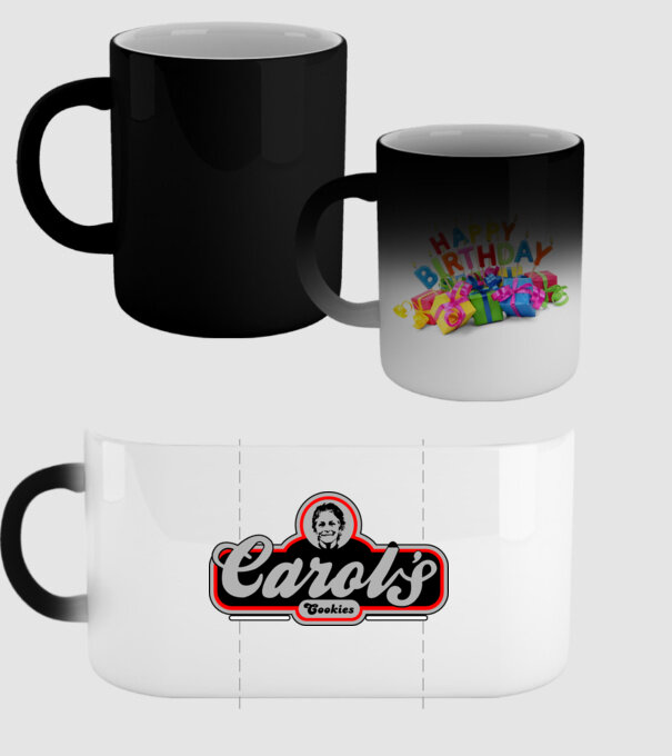 Carols cookies model negru pe tricou