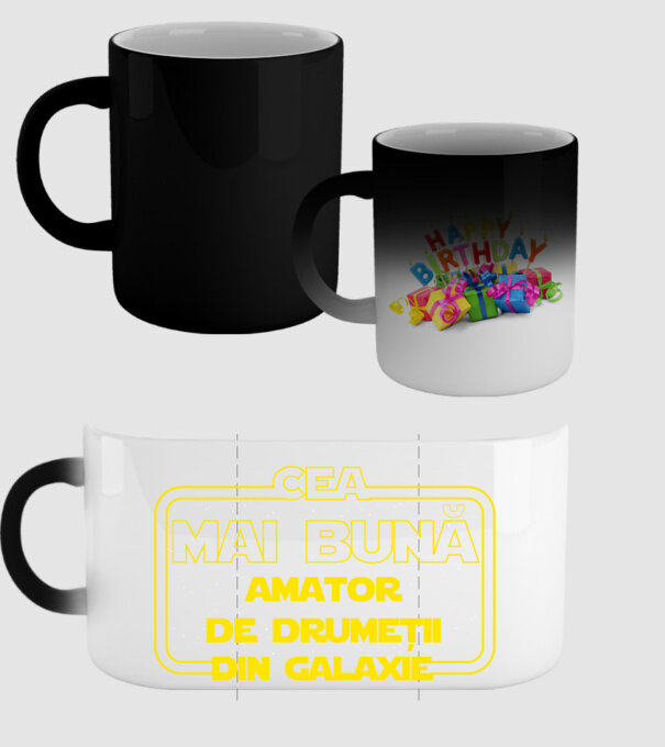 Cea mai bună amator de drumeții din galaxie model negru pe tricou
