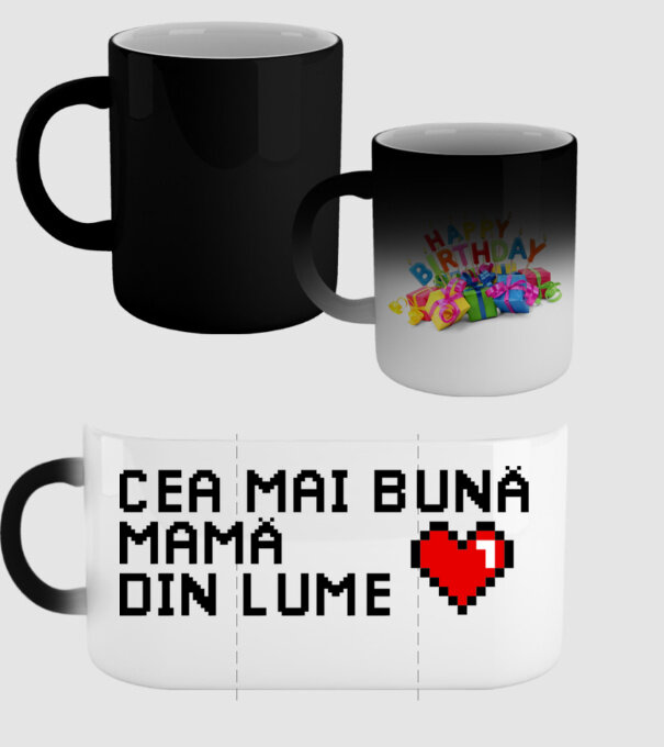 cea mai bună mamă din lume model negru pe tricou