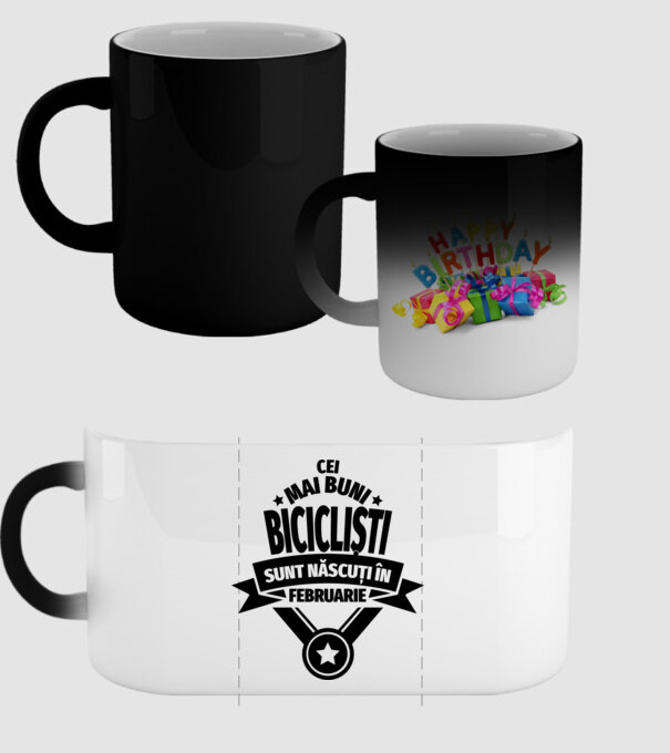 Cei mai buni barista sunt născuți în februarie model negru pe tricou