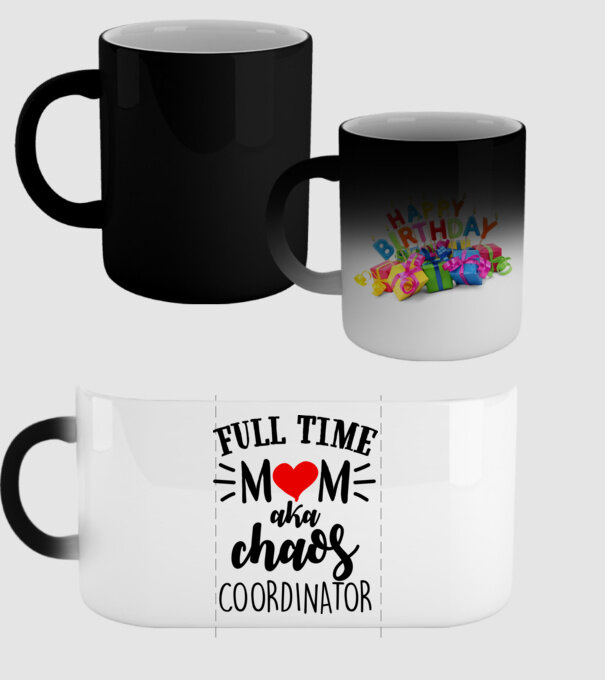 Chaos Coordinator model negru pe tricou
