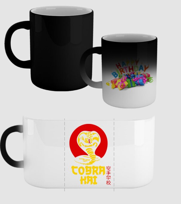 cobra kai japan logo model negru pe tricou