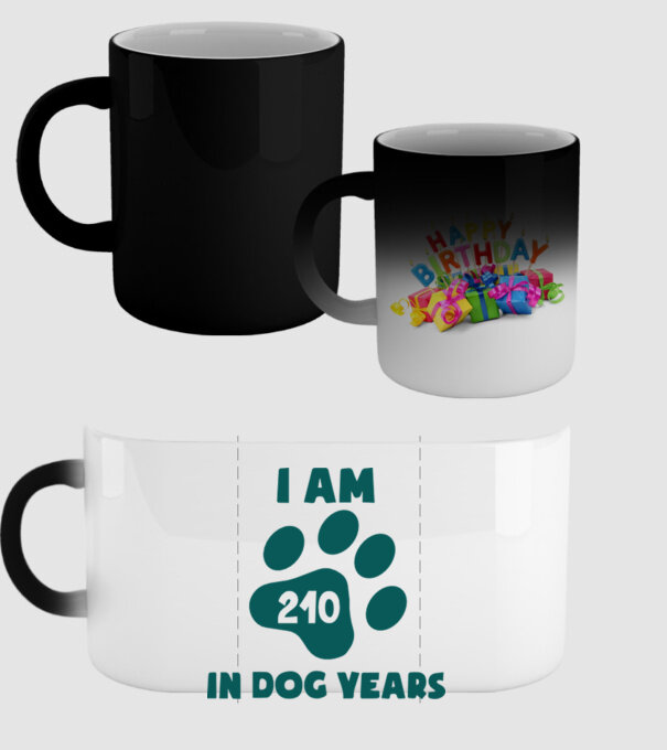 Dog Year - 210 model negru pe tricou