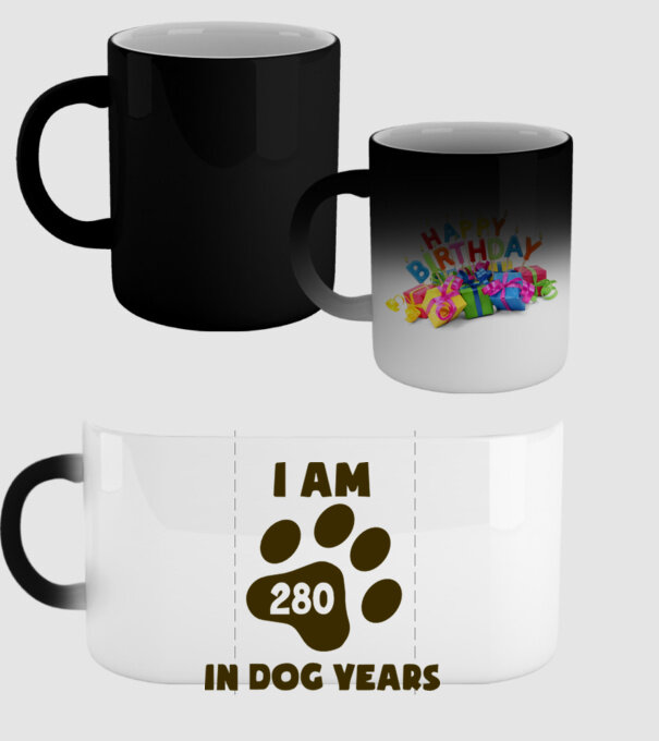 Dog Year - 280 model negru pe tricou