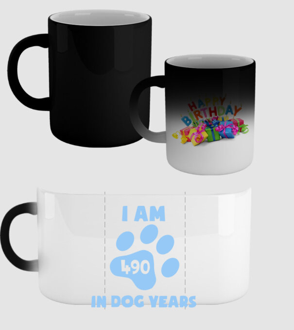 Dog Year - 490 model negru pe tricou