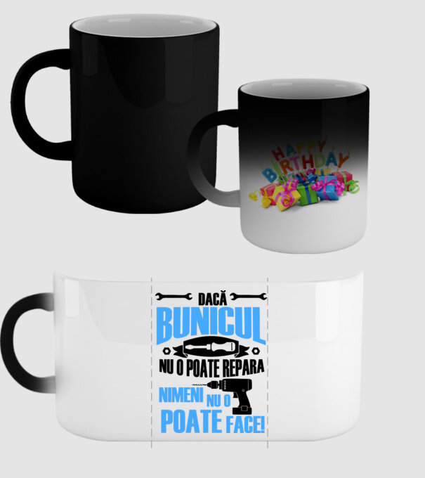 Dacă bunicul nu o poate repara, nimeni nu o poate face model negru pe tricou