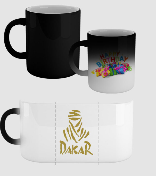 Dakar Rally model negru pe tricou
