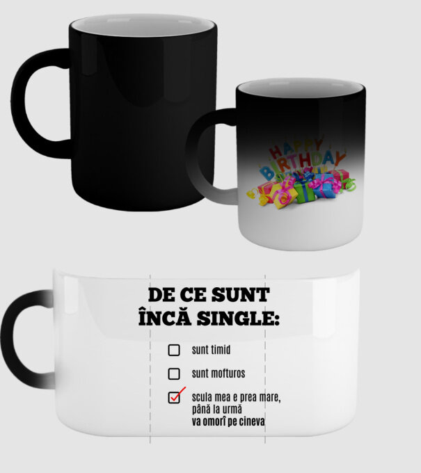 De ce sunt încă single: sunt timid, - sunt mofturos - scula mea e prea mare, până la urmă va omorî pe cineva model negru pe tricou