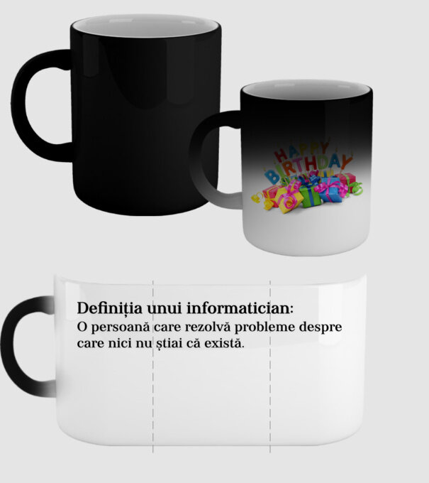 definiția unui informatician: o persoană care rezolvă probleme despre care nici nu știai că există. model negru pe tricou