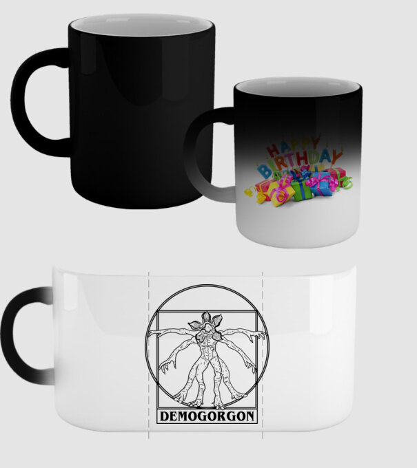 demogorgon da vinci model negru pe tricou