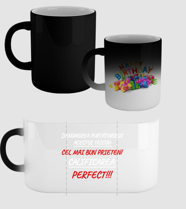 Denumirea purtătorului acestui tricou: CEL MAI BUN PRIETEN! Calificarea: PERFECT!!! model negru pe tricou