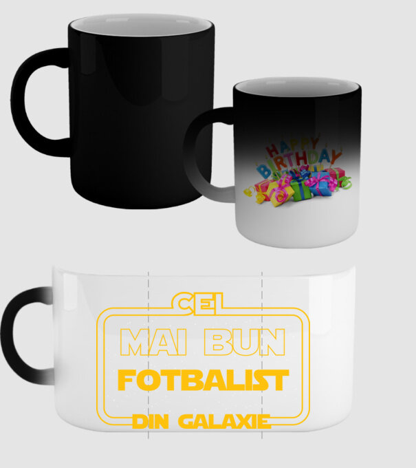 Cel mai bun fotbalist din galaxie model negru pe tricou