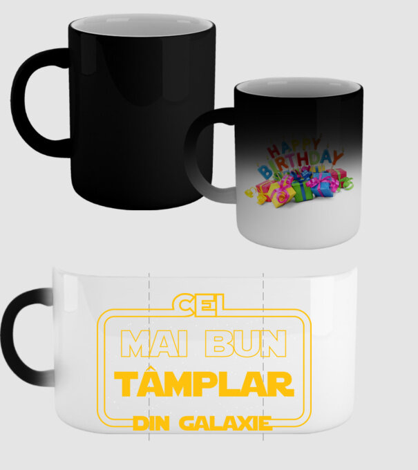 Cel mai bun tâmplar din galaxie model negru pe tricou