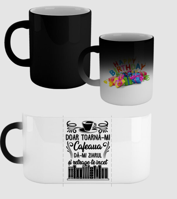 Doar toarnă-mi cafeaua, dă-mi ziarul și retrage-te încet model negru pe tricou