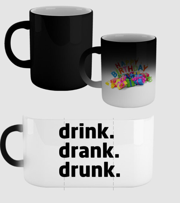 drink drank drunk model negru pe tricou